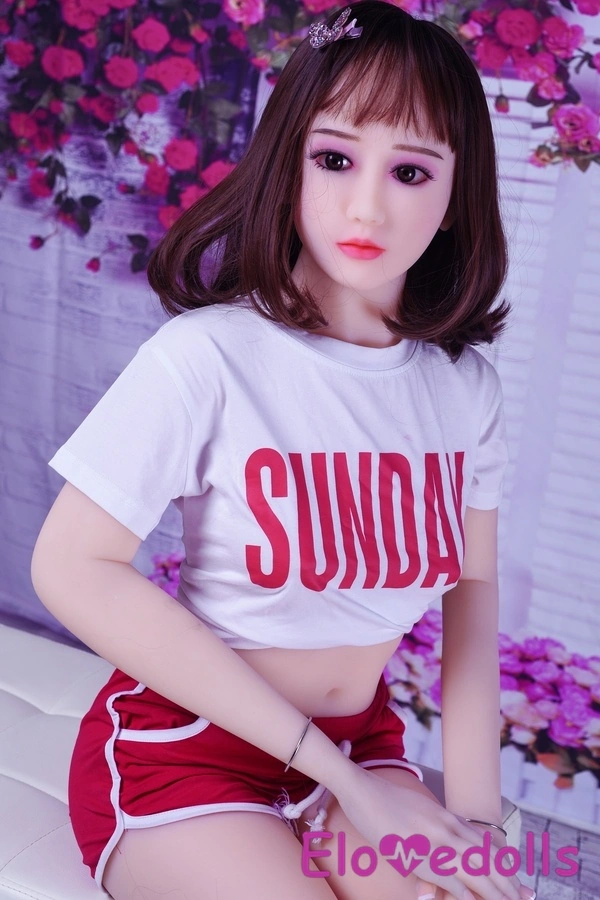 Búp bê tình dục Châu Âu 140cm cúp F TPE ngực nhỏ thon gọn mắt xám Xem chi tiết 4