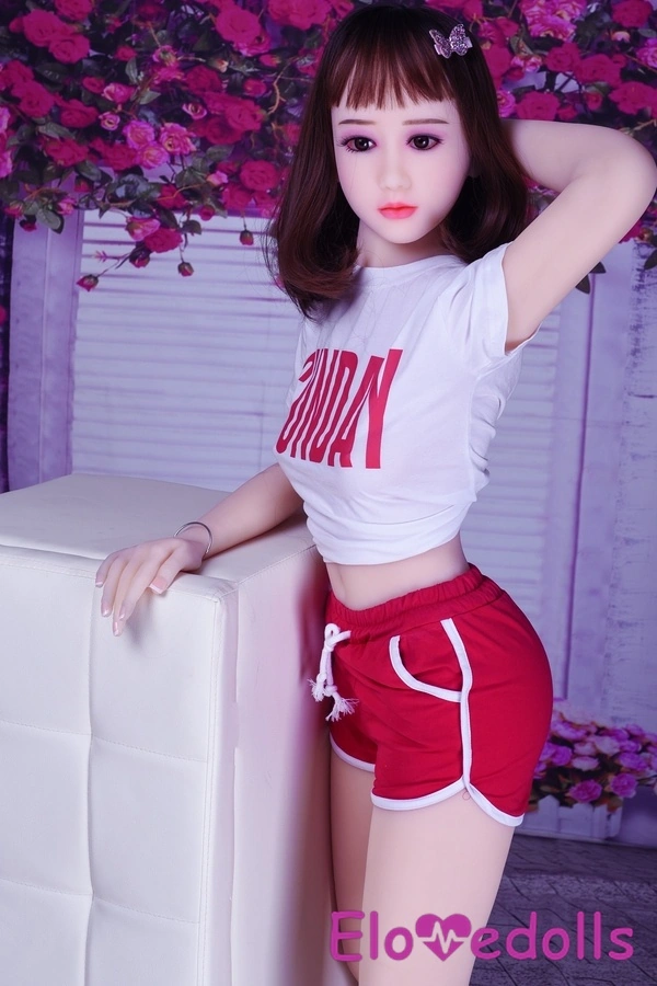 Búp bê tình dục Châu Âu 140cm Cúp F TPE Mắt xám Nâu Ngực nhỏ Xem chi tiết 6