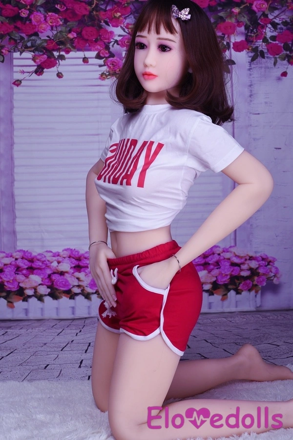 Búp bê tình dục Châu Âu 140cm F Cup TPE mắt xám mảnh mai tóc nâu Xem chi tiết 9