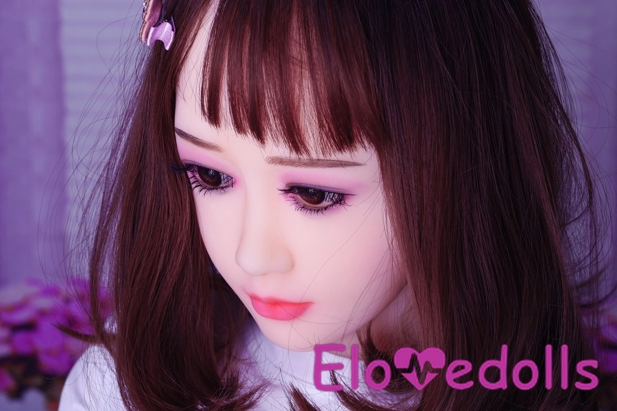 Búp bê tình dục Châu Âu 140cm Cúp F TPE Mắt xám Nâu Môi mỏng Xem chi tiết 14