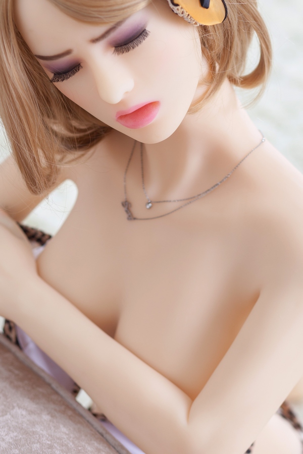148cm G Cup TPE Amber Eyes Brunette Petite Breasts Real Doll Gallery 7