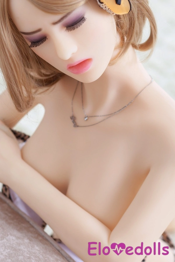 148cm G Cup TPE Amber Eyes Brunette Petite Breasts Real Doll Gallery 7