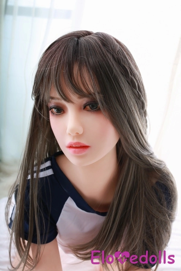 Boneka Seks Eropa Pirang Mata Abu-abu TPE Cup F 140cm Bibir Penuh Detail Tampilan 15