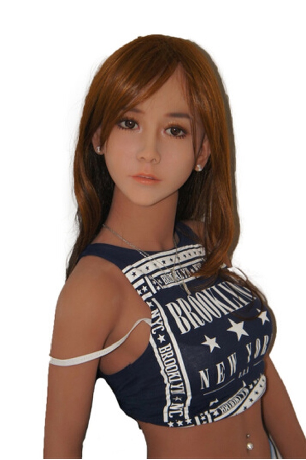 148cm G Cup TPE Petite Amber Eyes Thin Lips Lifelike Sex Doll Detail View 2