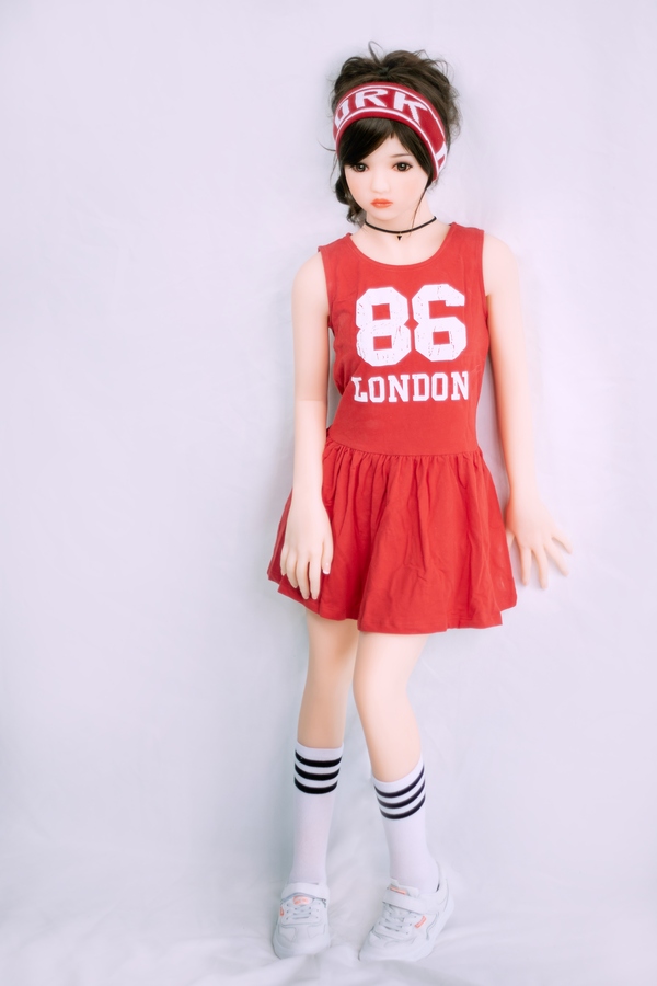 140cm F Cup TPE Thin Lips Petite Pink Anime Sex Doll Gallery 9