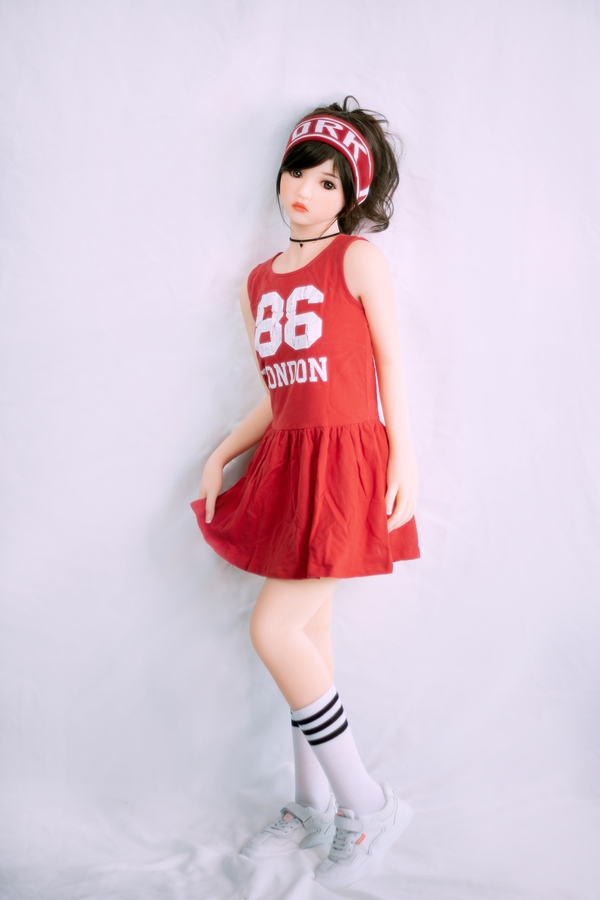 140cm F Cup TPE Medium Breasts Amber Eyes Pink Anime Sex Doll Gallery 10