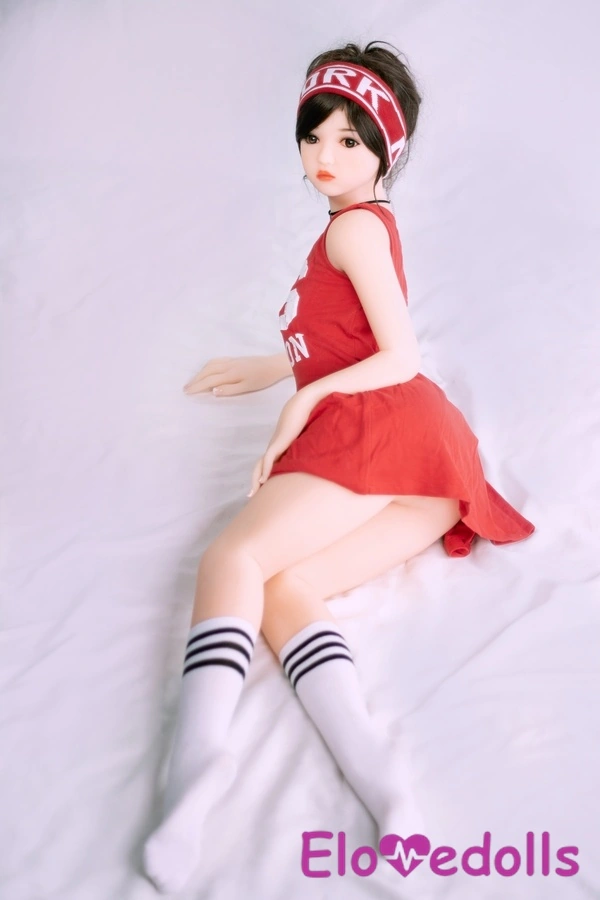 Muñeca sexual de anime pequeña rosa de TPE con labios finos y copa F de 140 cm. Vista detallada 14