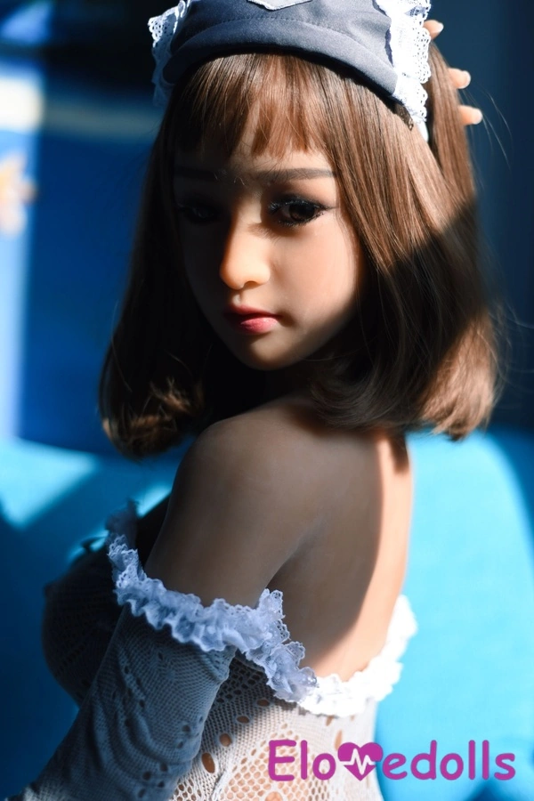 ตุ๊กตาเซ็กส์ TPE สีน้ำตาลอ่อน ขนาด 140 ซม. คัพ F หน้าอกเล็ก สมจริง แกลเลอรี่ 8