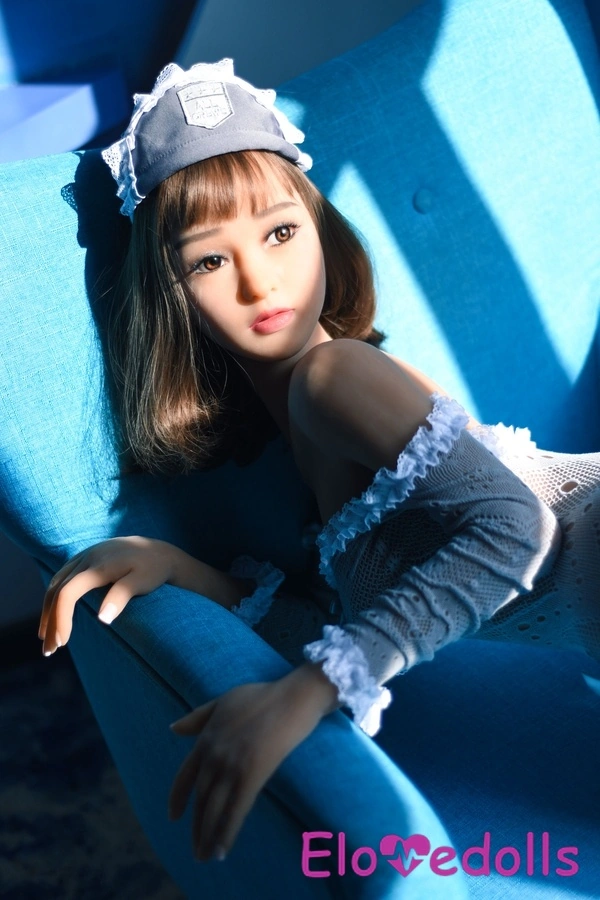 ตุ๊กตาเซ็กส์ TPE คัพ F ขนาด 140 ซม. หน้าอกเล็ก ผมสีน้ำตาลเข้ม สมจริง แกลเลอรี่ 9