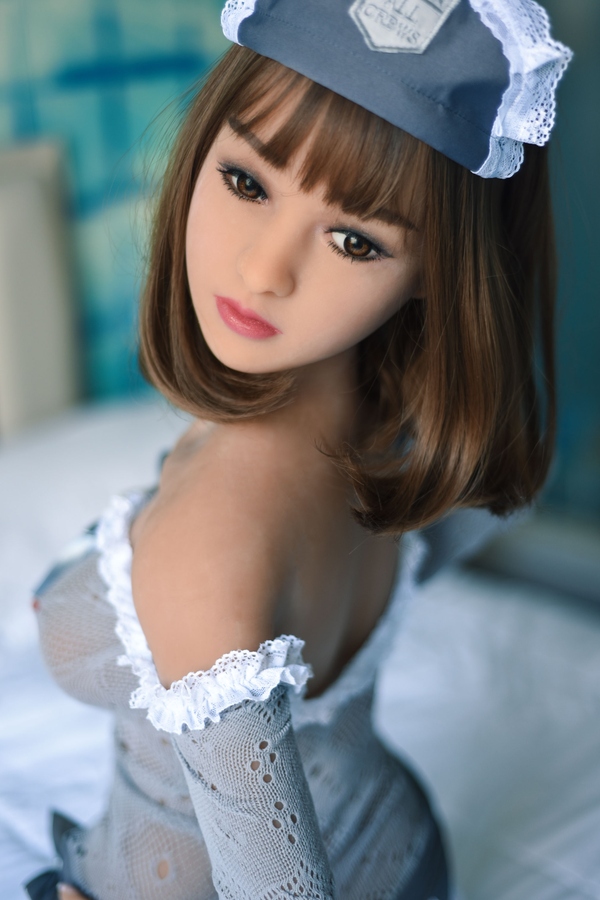 140cm F Cup TPE Petite Breasts Brunette Thin Lips Realistic Sex Doll Detail View 6