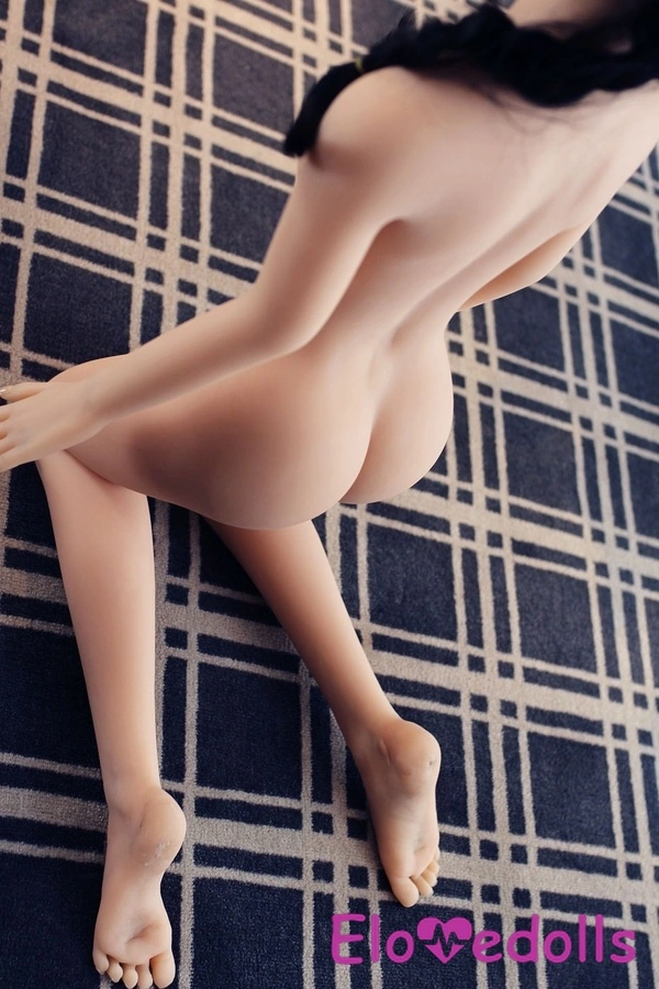 Búp bê tình dục Anime 140cm F Cup TPE Môi mỏng Mắt xám Đen Xem chi tiết 15