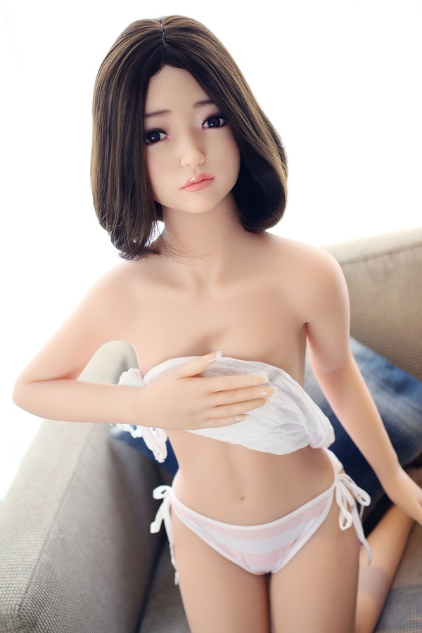 140cm F Cup TPE Small Breasts Thin Lips Brunette Asian Sex Doll Gallery 6