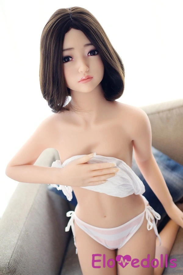 140cm F Cup TPE Small Breasts Thin Lips Brunette Asian Sex Doll Gallery 6