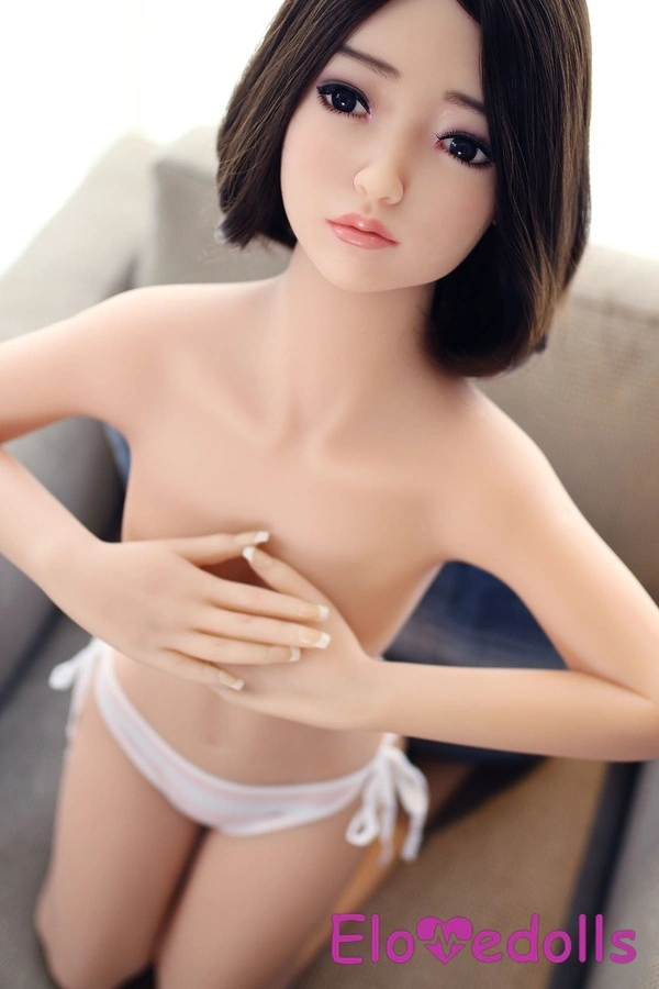 140cm F Cup TPE Small Breasts Thin Lips Brunette Asian Sex Doll Gallery 9