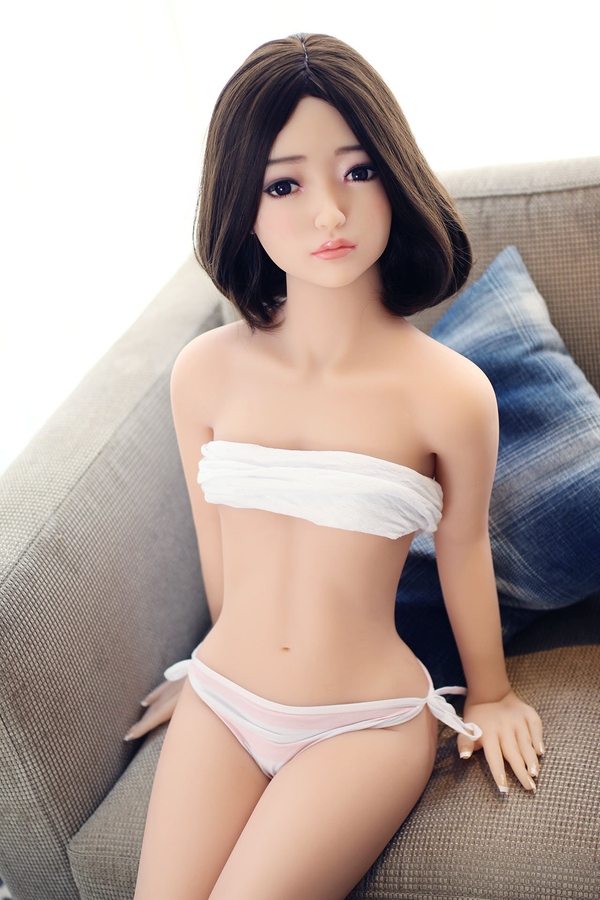 140cm F Cup TPE Petite Amber Eyes Brunette Asian Sex Doll Detail View 11