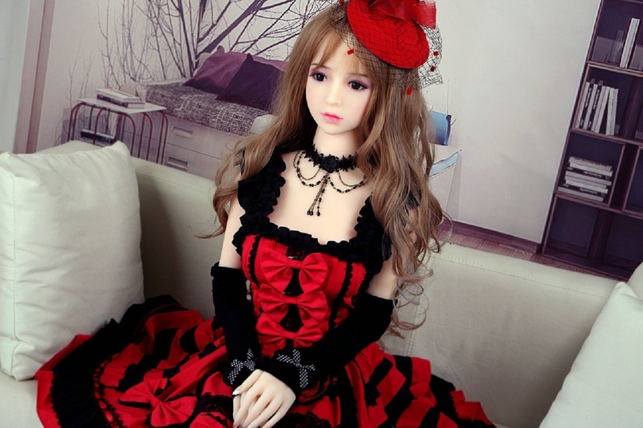 140cm F Cup TPE Amber Eyes Petite Breasts Brunette Japanese Sex Doll Gallery 3