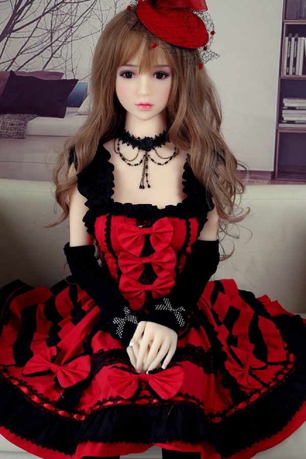 140cm F Cup TPE Amber Eyes Petite Brunette Japanese Sex Doll Product