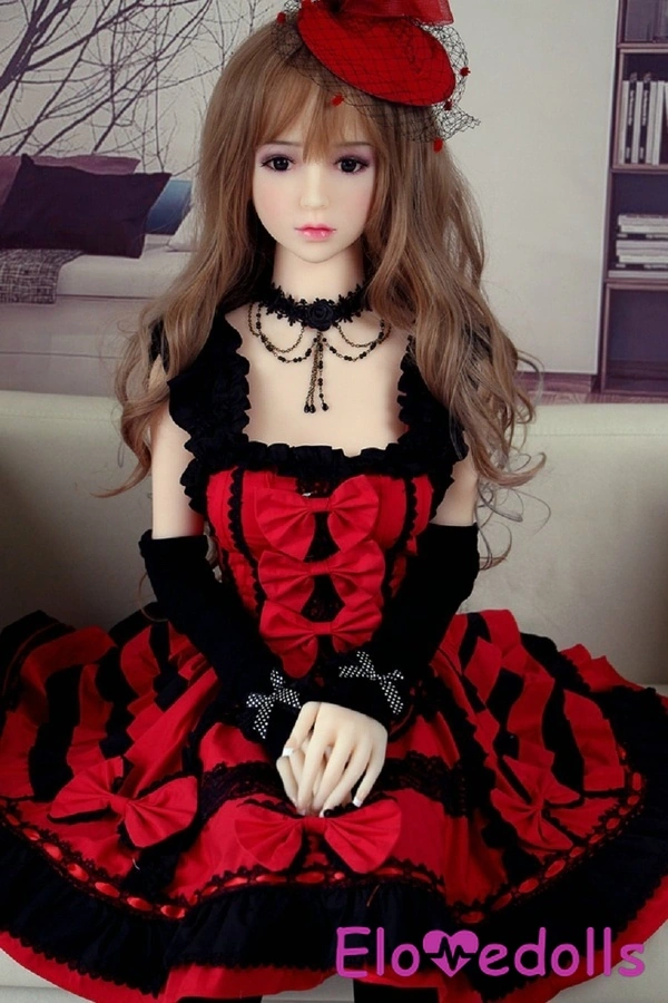 140cm F Cup TPE Amber Eyes Petite Brunette Japanese Sex Doll Product