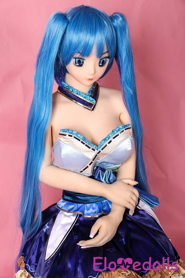 140cm F Cup TPE Blue Eyes Small Breasts White Japanese Sex Doll Gallery 9