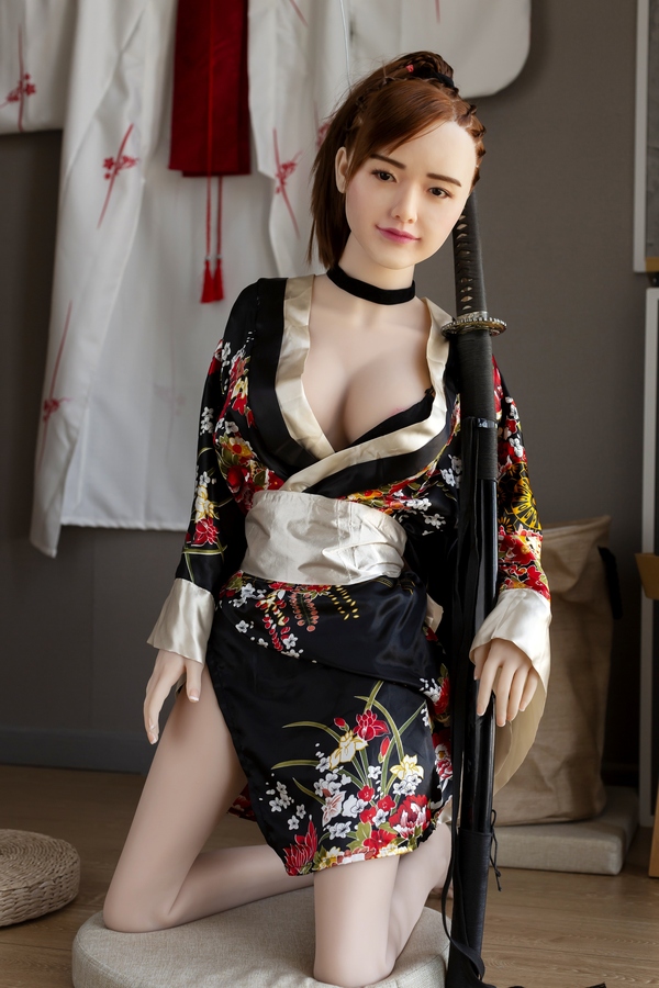 150cm G Cup TPE Body&Silicone Head Brunette Amber Eyes Small Breasts Japanese Sex Doll Detail View 28