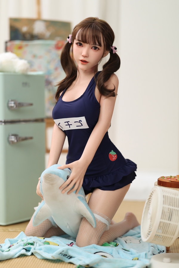 150cm E Cup Silicone Brunette Gray Eyes Petite Breasts Japanese Sex Doll Gallery 4