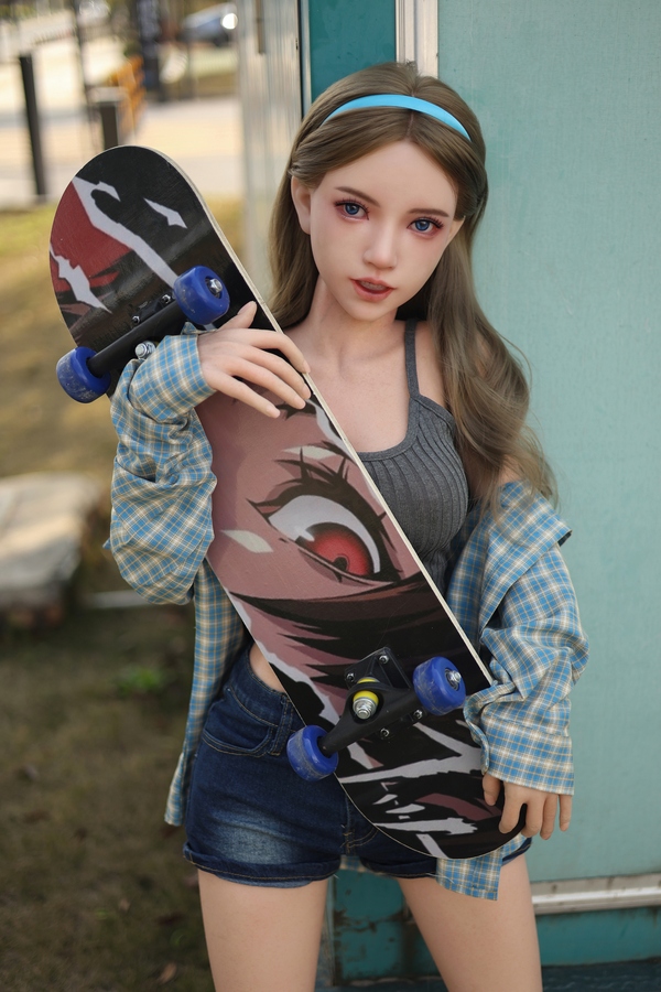 150cm E Cup Silicone Gray Eyes Blonde Petite Breasts Japanese Sex Doll Gallery 7