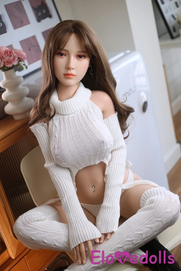 Búp bê tình dục Trung Quốc cỡ E Cup 150cm bằng silicon, mắt xám, môi mỏng, bộ sưu tập 5