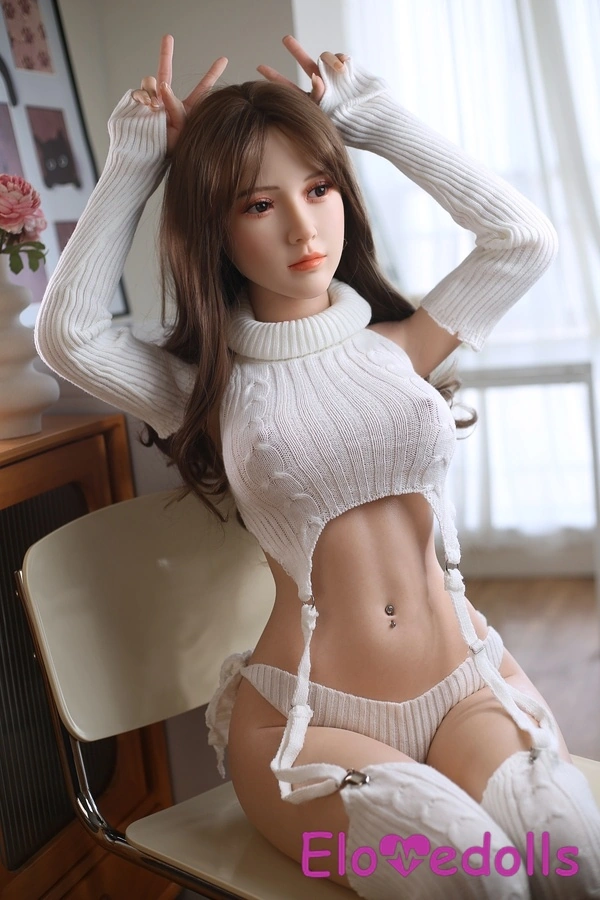 Búp bê tình dục Trung Quốc 150cm E Cup Silicone ngực nhỏ nhắn môi mỏng màu trắng Gallery 6