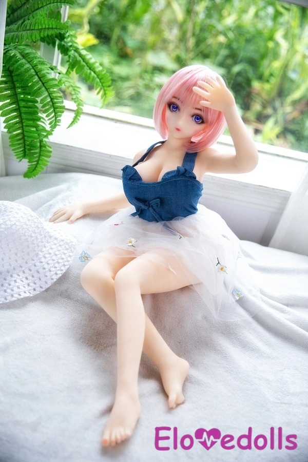 Búp bê tình dục Anime nhỏ nhắn mắt xanh hồng chuyên nghiệp Gallery 3