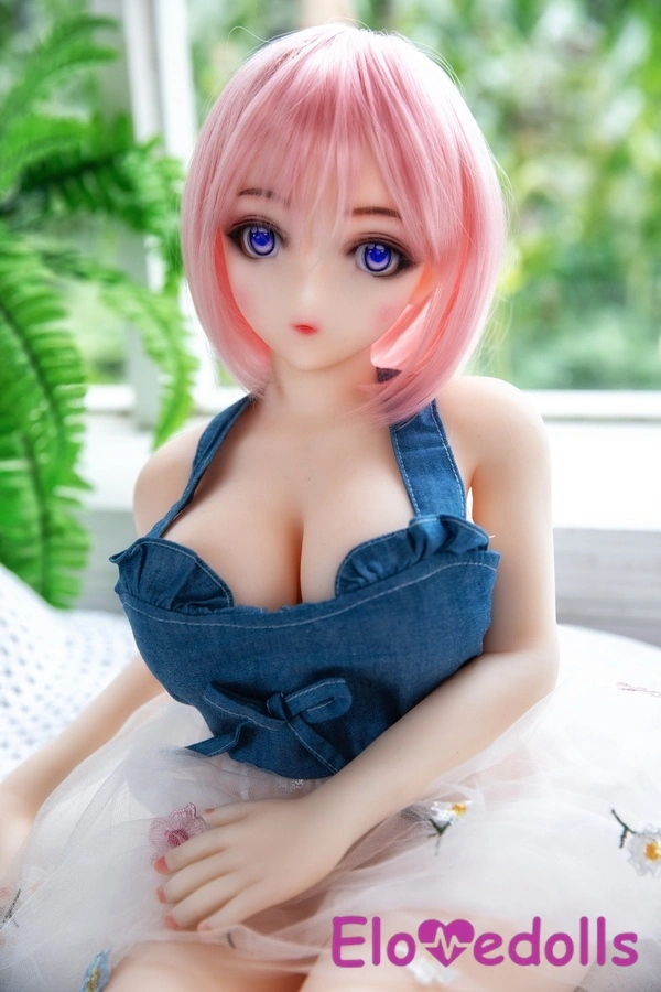 Bộ sưu tập búp bê tình dục Anime mắt xanh hồng ngực nhỏ 4