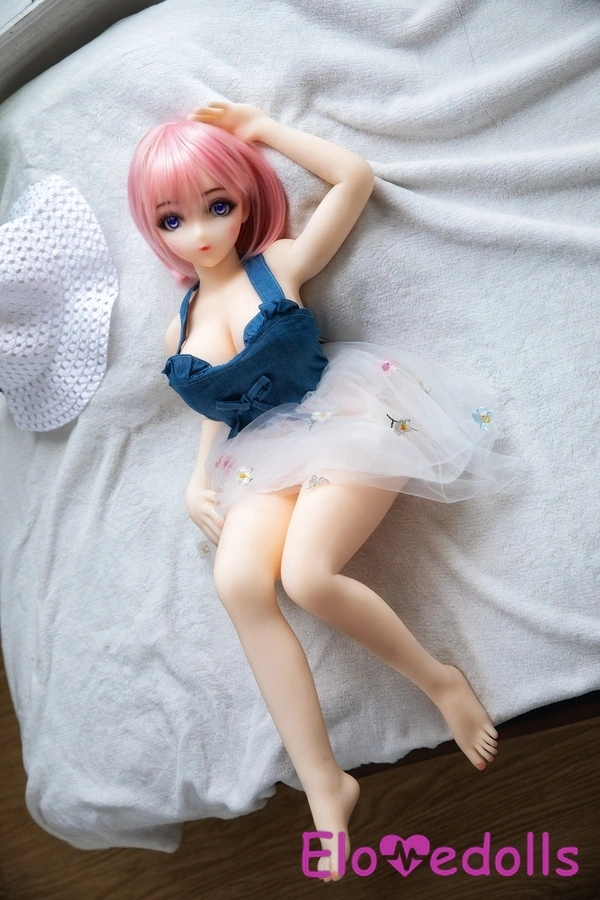 Búp bê tình dục Anime nhỏ nhắn mắt xanh hồng chất lượng cao Gallery 5