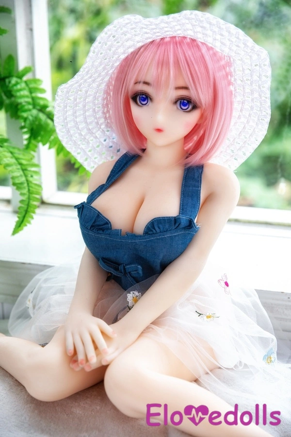 Bộ sưu tập búp bê tình dục Anime mắt xanh ngực nhỏ màu hồng 6