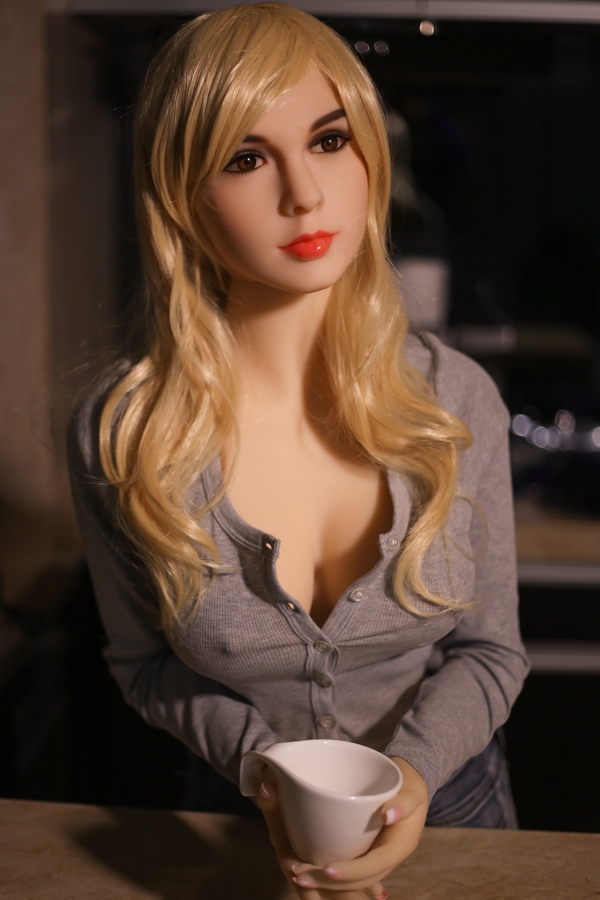 158cm C Cup TPE Petite Breasts Slim Blue Eyes Realistic Sex Doll Detail View 8