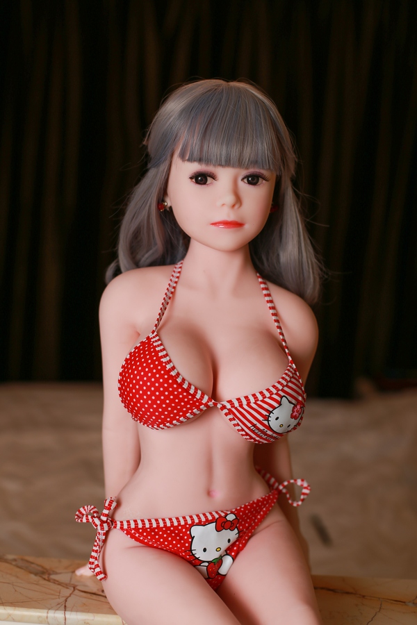 100cm E Cup TPE Gray Eyes Petite Breasts Cheap Sex Dolls Gallery 4