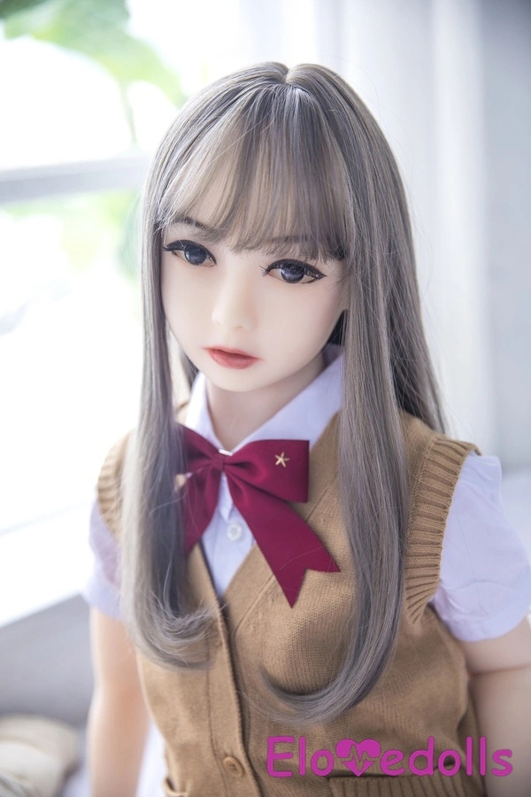128cm A Cup TPE Petite Thin Lips Gray Eyes Japanese Sex Doll Gallery 5