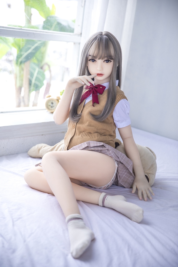 128cm A Cup TPE Gray Thin Lips Petite Japanese Sex Doll Gallery 6