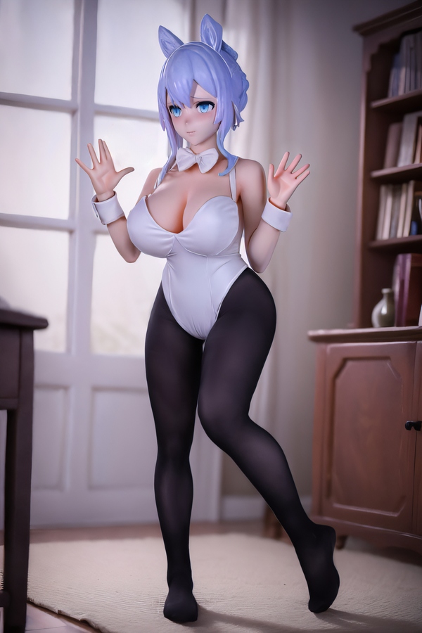 80cm G Cup TPE Blue Eyes White Small Breasts Anime Sex Doll Detail View 1