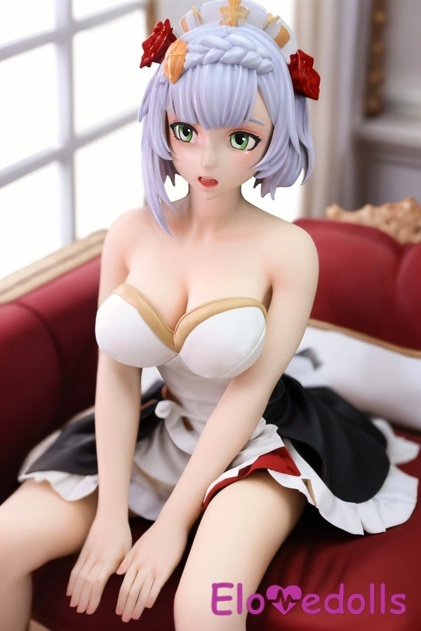 Búp bê tình dục Anime mắt xanh, ngực nhỏ, cúp G, TPE, màu trắng, bộ sưu tập 3
