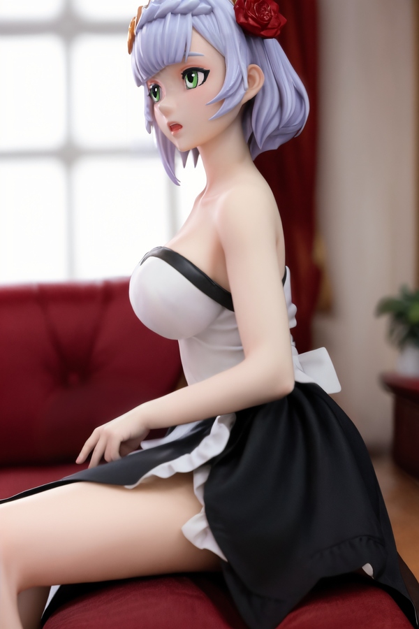 80cm G Cup TPE Small Breasts White Thin Lips Anime Sex Doll Gallery 5