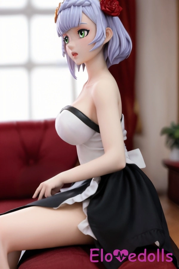 Búp bê tình dục Anime TPE ngực nhỏ 80cm, môi mỏng màu trắng, bộ sưu tập 5