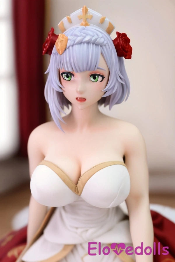 Búp bê tình dục Anime 80cm G Cup TPE Ngực nhỏ Mắt xanh Trắng Xem chi tiết 1