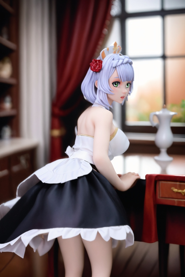 80cm G Cup TPE Thin Lips Blue Eyes White Anime Sex Doll Detail View 6