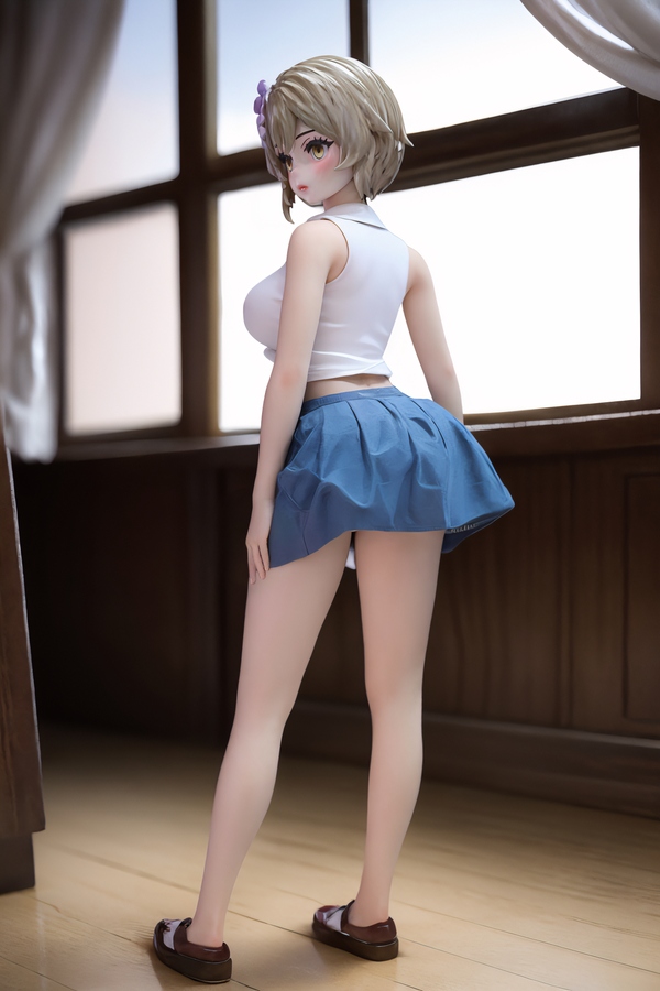 80cm G Cup TPE Brunette Small Breasts Petite Anime Sex Doll Gallery 5