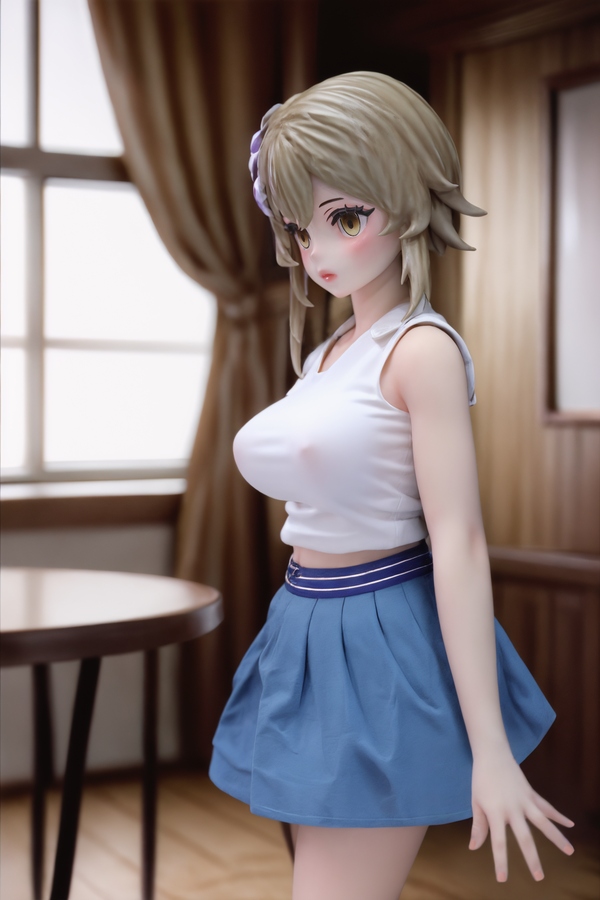 80cm G Cup TPE Petite Brunette Thin Lips Anime Sex Doll Gallery 7