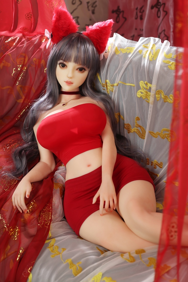110cm D Cup TPE Voluptuous Thin Lips Amber Eyes Asian Sex Doll Gallery 3