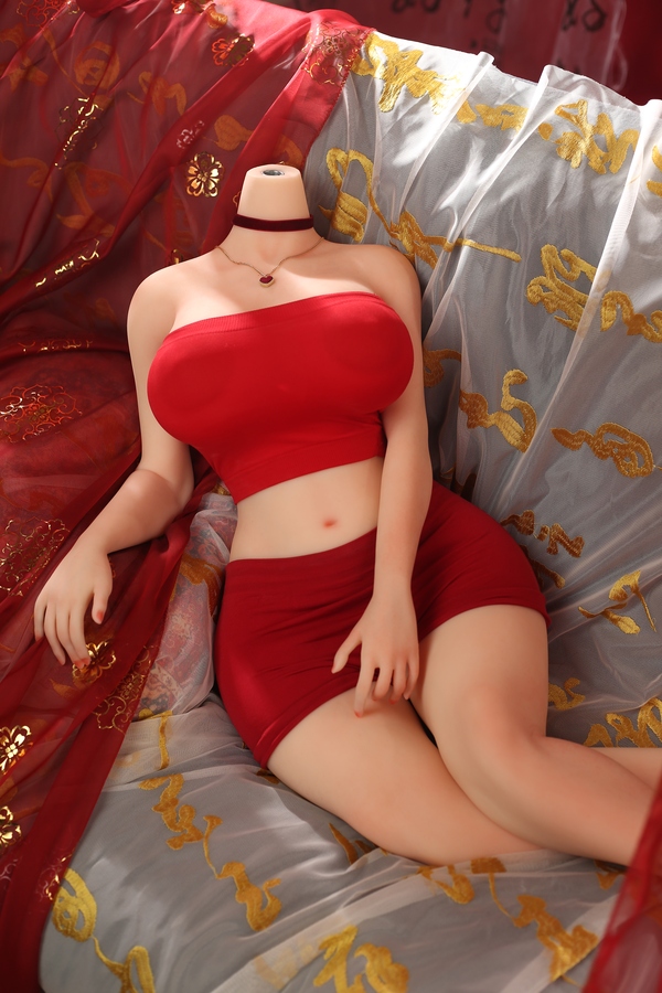 110cm D Cup TPE Amber Eyes Thin Lips Black Asian Sex Doll Gallery 4