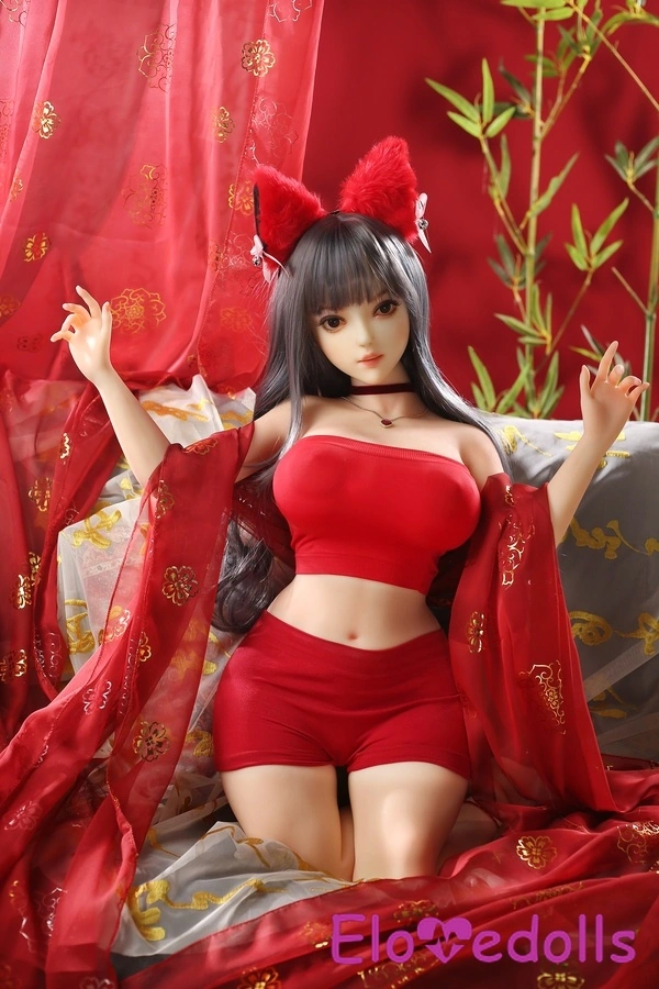 110 см, чашка D, чорні тонкі губи, чуттєва азіатська секс-лялька, галерея 6