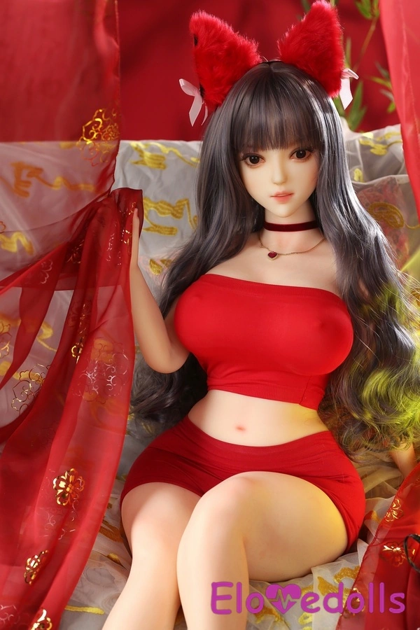 110 см, чашка D, чуттєва чорна азіатська лялька з тонкими губами з ТПЕ, детальний огляд 15