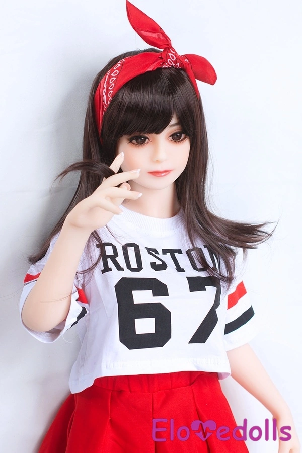 100cm D-kupa TPE Små bröst Tunna läppar Svarta riktiga dockor Galleri 2