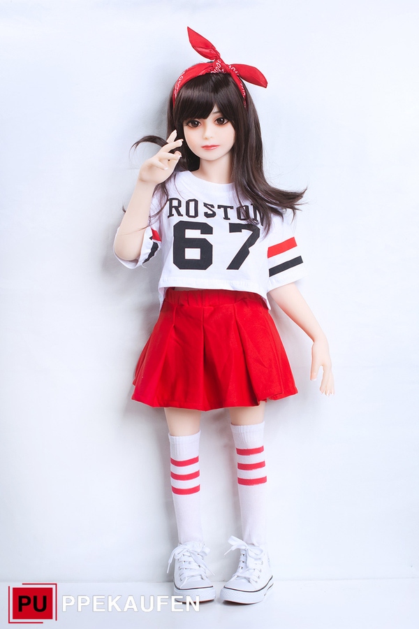 100cm D Cup TPE Gray Eyes Petite Black Real Doll Gallery 5